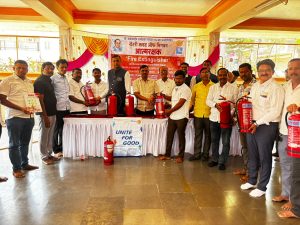 भिगवण व्यापार पेठेतील सुरक्षित व्यवसाय निर्माण करण्यासाठी एक महत्त्वपूर्ण पाऊल;रोटरी क्लबच्या महत्वपूर्ण उपक्रमात व्यापारी सहभागी